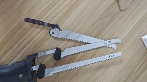 Click to view full screen Rechargeable Cordless Knife for Quick Clean Cuts photo review